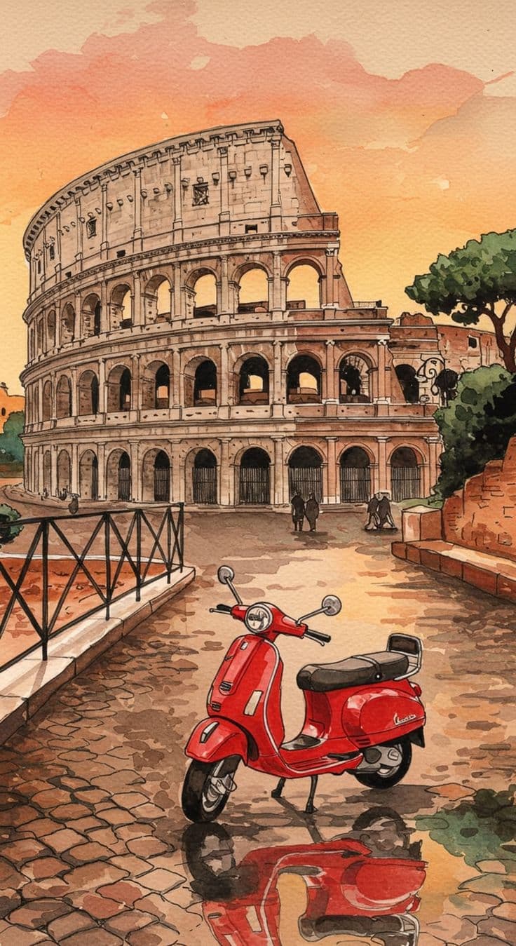 Roman Evening Ride